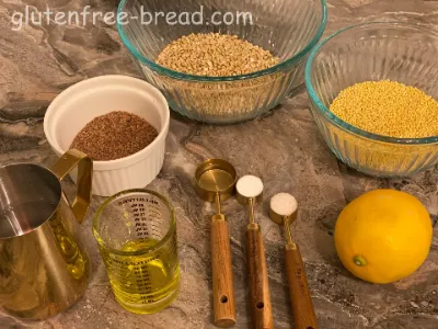 Buckwheat Millet Flaxseed Bread