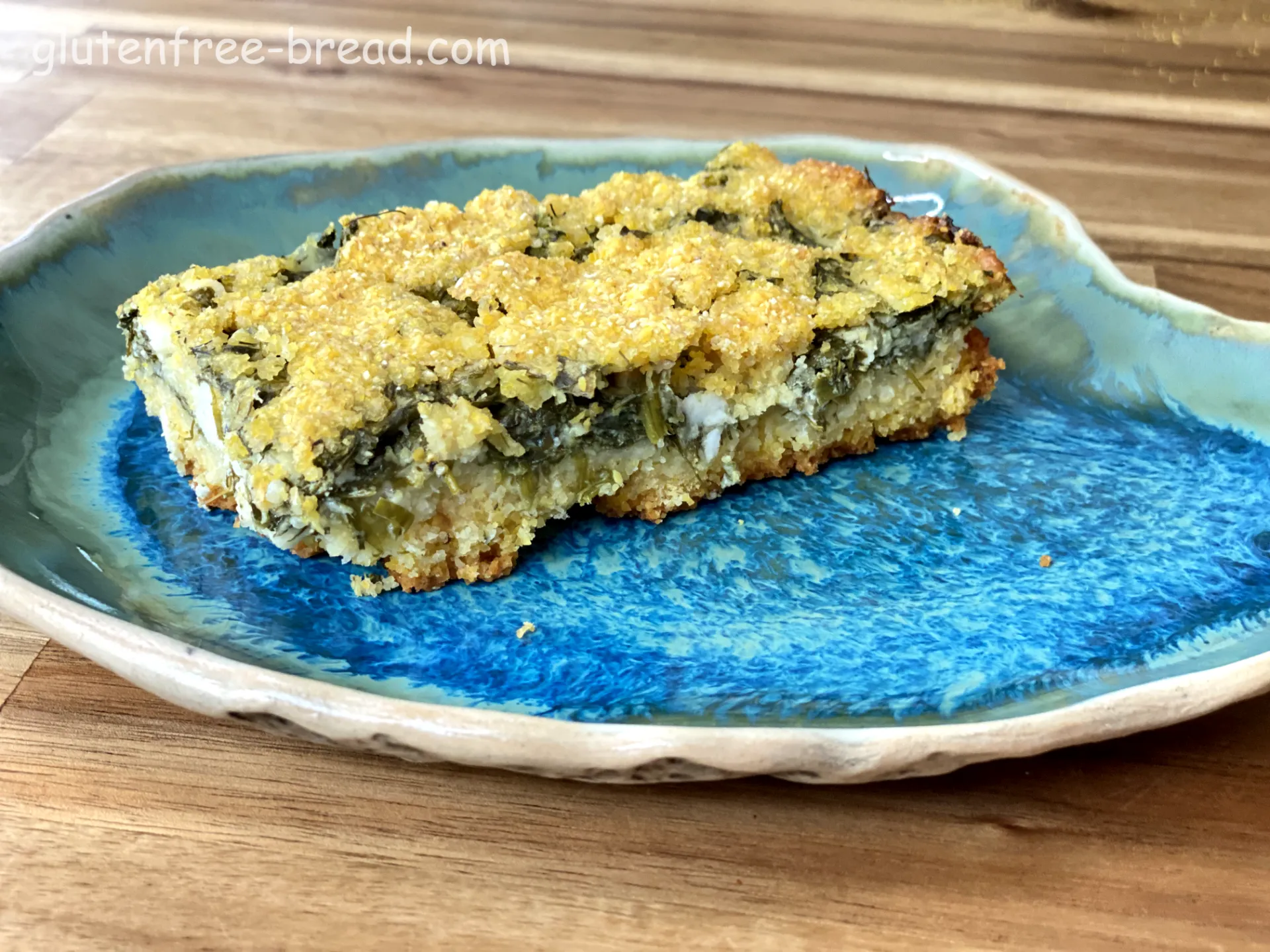 Corn Pie with Spinach Filling