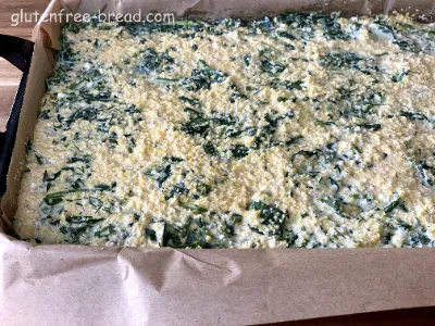 Corn Pie with Spinach Filling