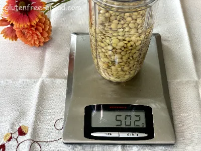 Lentil Oat Bread with Baking Powder