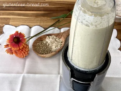 Lentil Oat Bread with Baking Powder