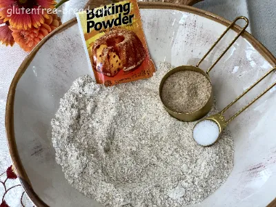 Lentil Oat Bread with Baking Powder