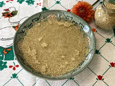 Quinoa Bread 1 Ingredient with Baking Powder