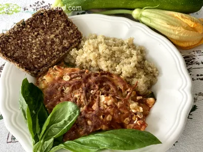 Sheet Pan Zucchini Lasagne