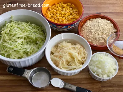 Vegan Corn Zucchini Fritters